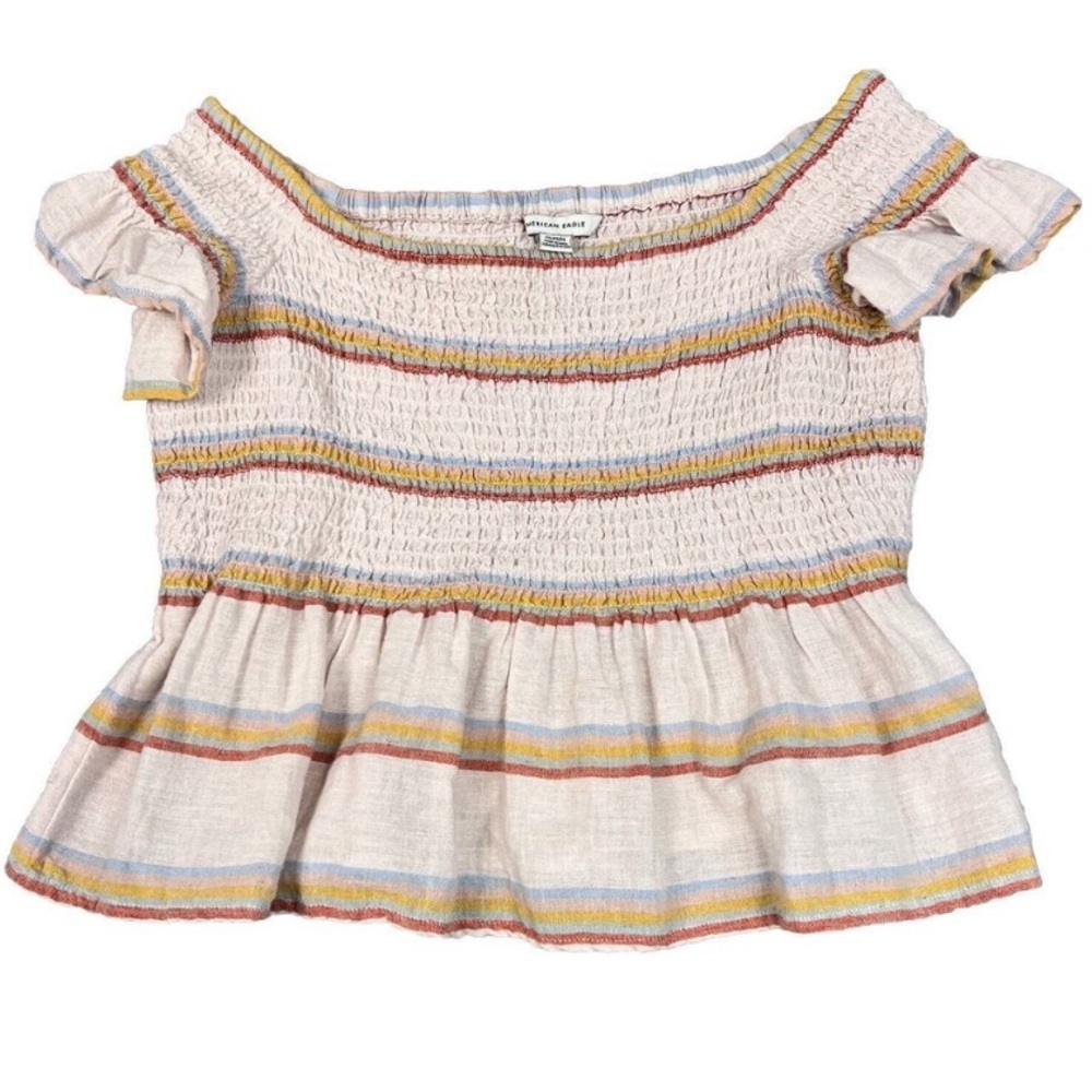 American Eagle Outfitters Multicolor Striped Blouse